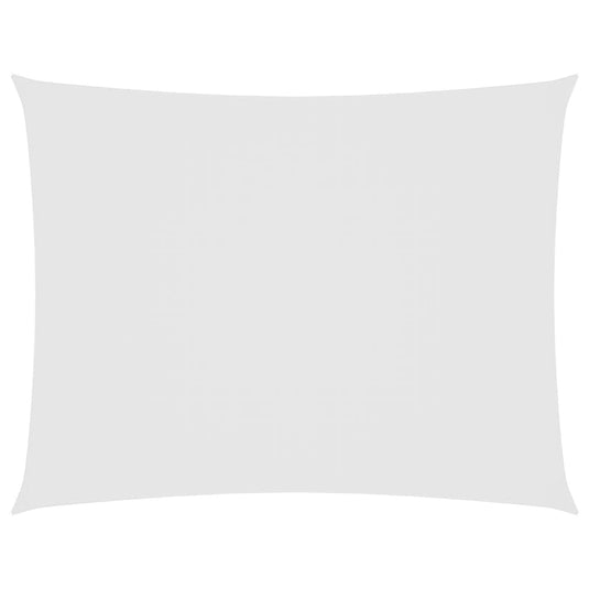 Vidaxl zonnescherm rechthoekig 5x6 m oxford stof wit