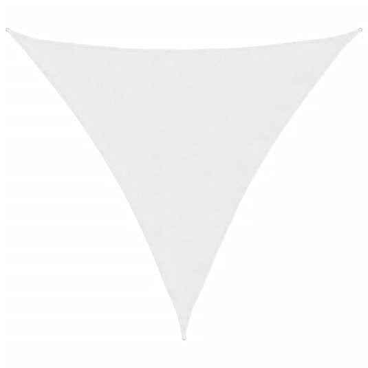 Vidaxl zonnescherm driehoekig 3,6x3,6x3,6 m oxford stof wit