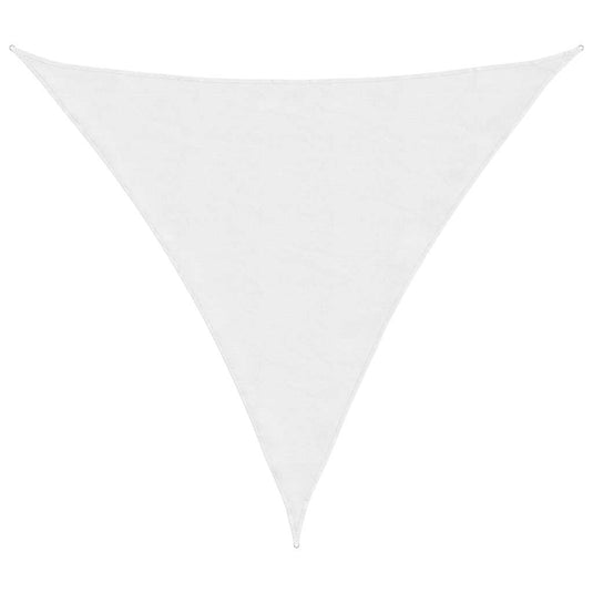 Vidaxl zonnescherm driehoekig 6x6x6 m oxford stof wit