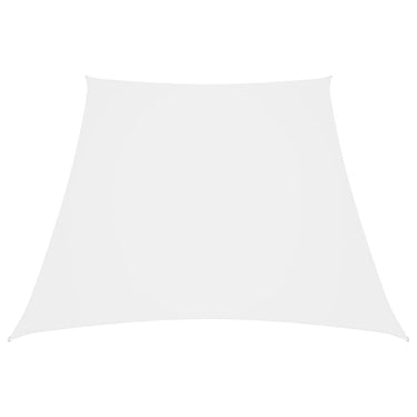 Vidaxl zonnezeil trapezium 2 4x3 m oxford stof wit