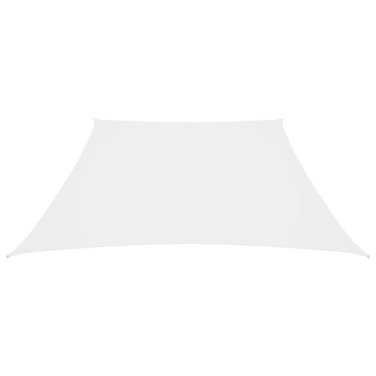 Vidaxl zonnezeil trapezium 2 4x3 m oxford stof wit