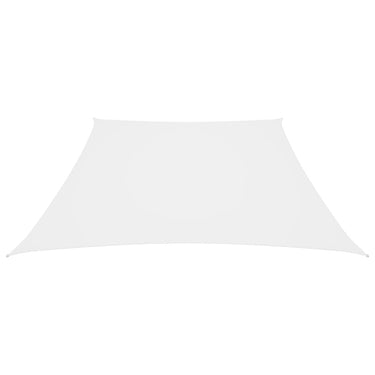 Vidaxl zonnezeil trapezium 2 4x3 m oxford stof wit