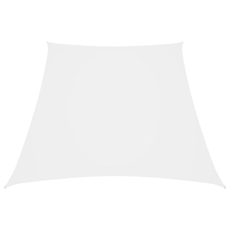 Load image into Gallery viewer, Vidaxl zonnescherm trapezium 3 4x3 m oxford stof wit
