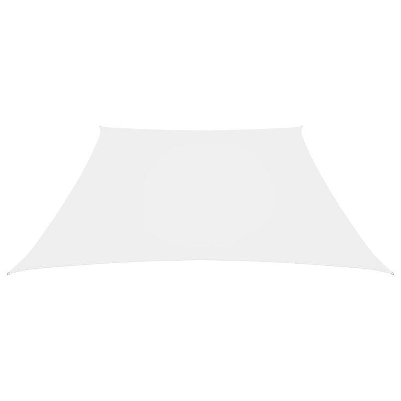 Load image into Gallery viewer, Vidaxl zonnescherm trapezium 4 5x4 m oxford stof wit
