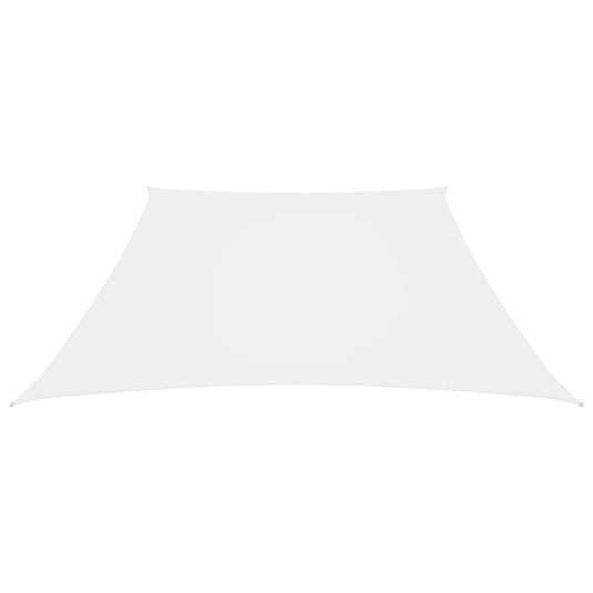 Vidaxl zonnescherm trapezium 4 5x4 m oxford stof wit
