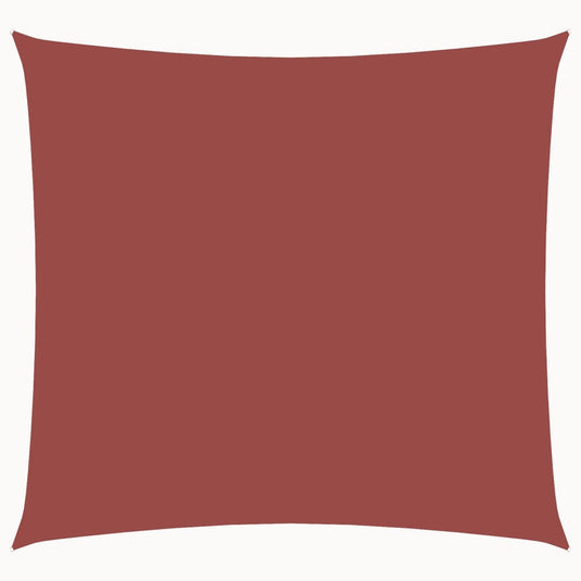 Vidaxl zonnescherm vierkant 6x6 m oxford stof terracottakleurig