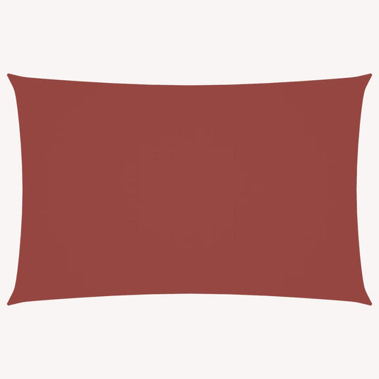 VidaXL Zonnescherm rechthoekig 4x7 m oxford stof terracottakleurig