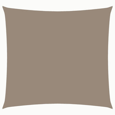 Vidaxl zonnescherm vierkant 3,6x3,6 m oxford stof taupe