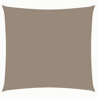 Vidaxl zonnescherm vierkant 4x4 m oxford stof taupe