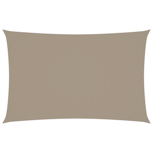 Vidaxl zonnescherm rechthoekig 2x5 m oxford stof taupe