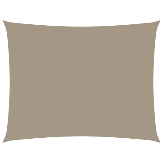 Vidaxl zonnescherm rechthoekig 2,5x3,5 m oxford stof taupe