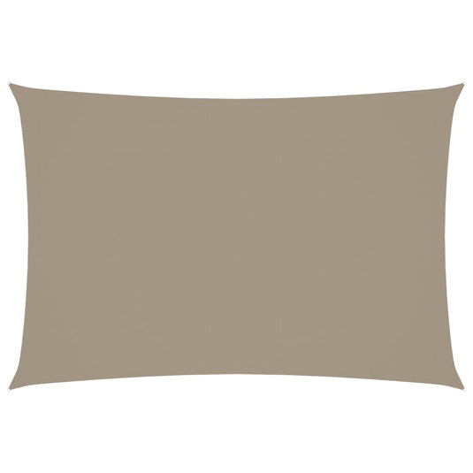 Vidaxl zonnescherm rechthoekig 3x5 m oxford stof taupe