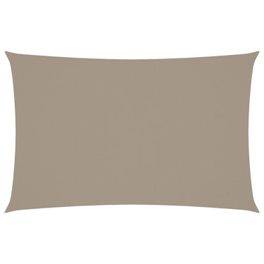 Vidaxl zonnescherm rechthoekig 4x7 m oxford stof taupe