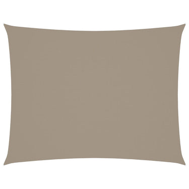 Vidaxl zonnescherm rechthoekig 5x7 m oxford stof taupe