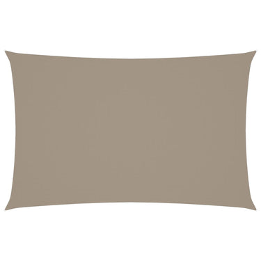 Vidaxl zonnescherm rechthoekig 5x8 m oxford stof taupe