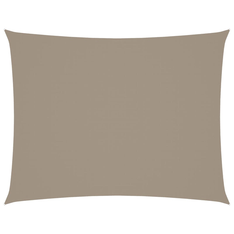 Load image into Gallery viewer, Vidaxl zonnescherm rechthoekig 6x8 m oxford stof taupe
