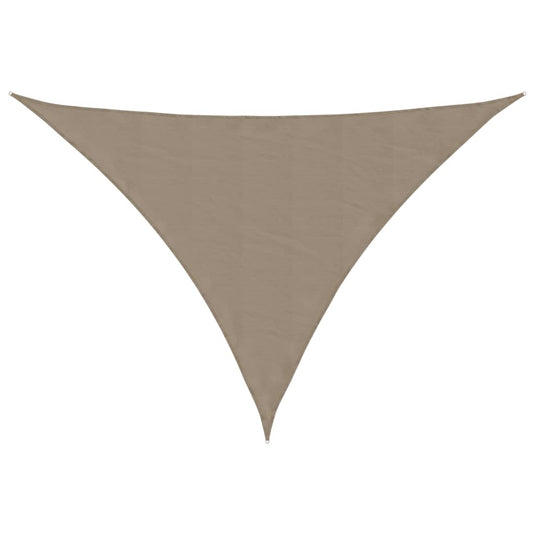 Vidaxl zonnescherm driehoekig 3x3x4,24 m oxford stof taupe