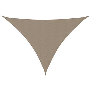 Vidaxl zonnescherm driehoekig 3x4x5 m oxford stof taupe