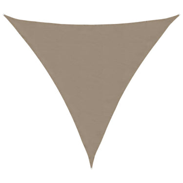 Vidaxl zonnescherm driehoekig 4,5x4,5x4,5 m oxford stof taupe