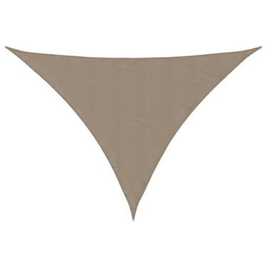Vidaxl zonnescherm driehoekig 4x5x6,4 m oxford stof taupe