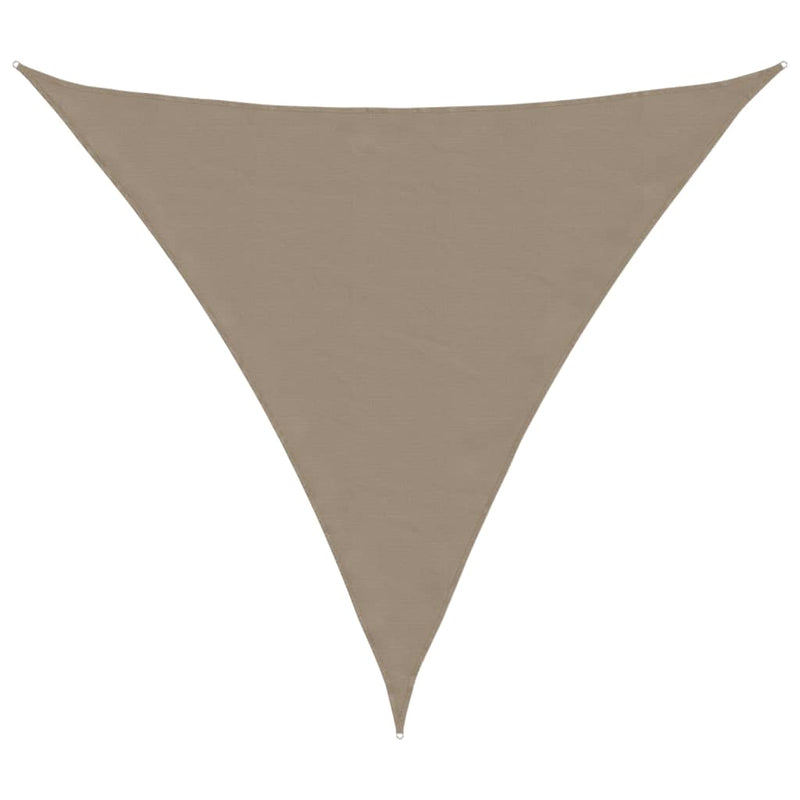 Laden Sie das Bild in Galerie -Viewer, Vidaxl zonnescherm driehoekig 6x6x6 m oxford stof taupe
