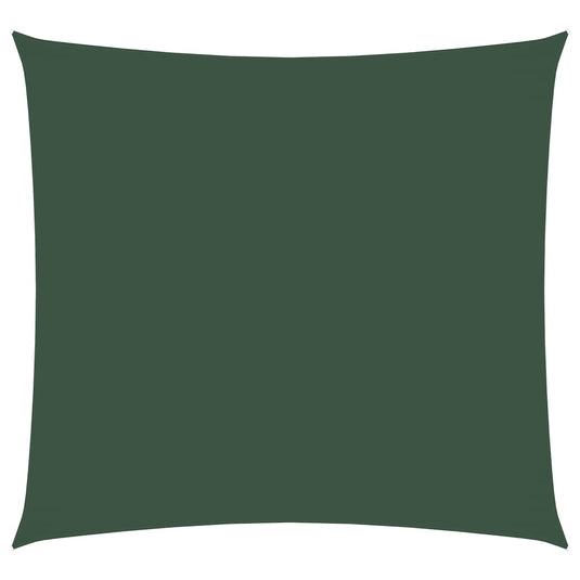 Vidaxl zonnescherm vierkant 4x4 m oxford stof donkergroen