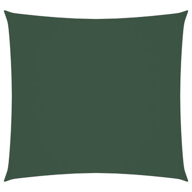 Vidaxl zonnescherm vierkant 5x5 m oxford stof donkergroen