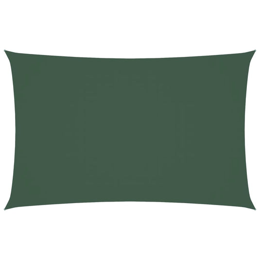 Vidaxl zonnescherm rechthoekig 2x5 m oxford stof donkergroen