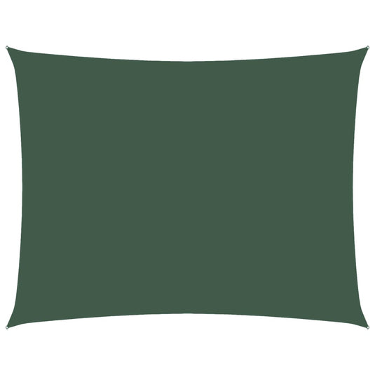 Vidaxl zonnescherm rechthoekig 2,5x3,5 m oxford stof donkergroen