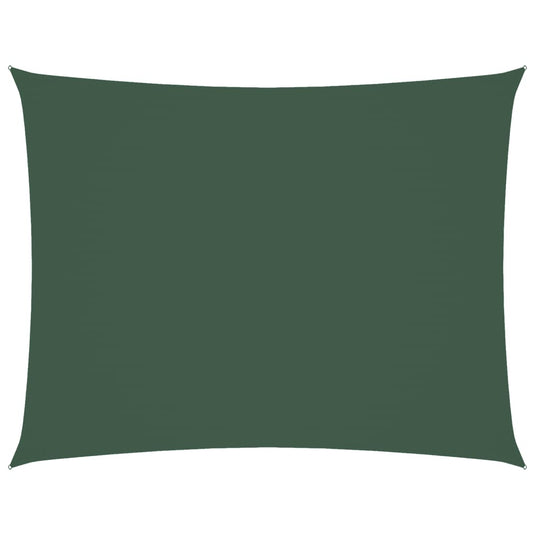 Vidaxl schaduwdoek rechthoekig 3x6 m oxford stof donkergroen