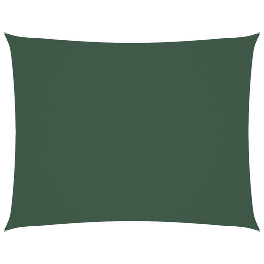 Vidaxl zonnescherm rechthoekig 3,5x4,5 m oxford stof donkergroen