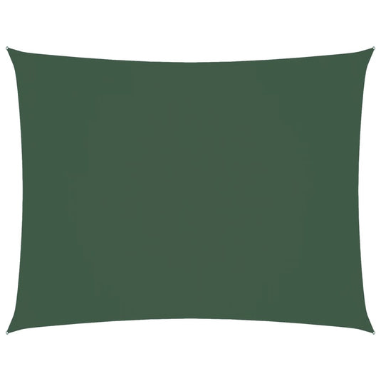 Vidaxl zonnescherm rechthoekig 3,5x5 m oxford stof donkergroen