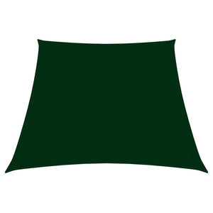 Vidaxl zonnezeil trapezium 3 5x4 m oxford stof donkergroen