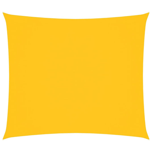 Vidaxl schaduwdoek rechthoekig 2x2,5 m oxford stof geel