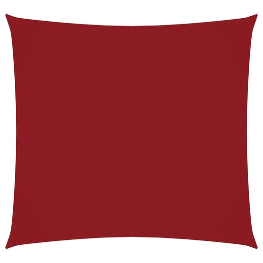 Vidaxl zonnescherm vierkant 2x2 m oxford stof rood