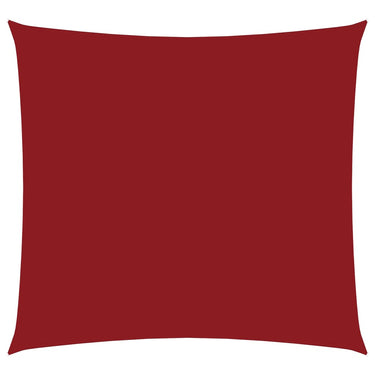 Vidaxl zonnescherm vierkant 3,6x3,6 m oxford stof rood