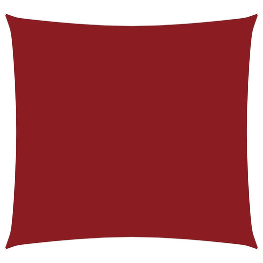 Vidaxl zonnescherm vierkant 4,5x4,5 m oxford stof rood