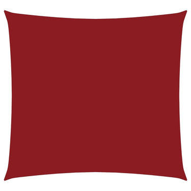 Vidaxl zonnescherm vierkant 4,5x4,5 m oxford stof rood