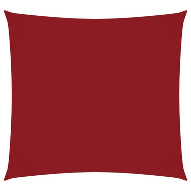 Vidaxl zonnescherm vierkant 6x6 m oxford stof rood