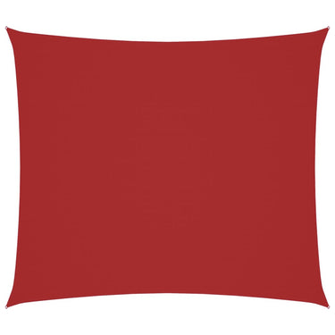 Vidaxl schaduwdoek rechthoekig 2x2,5 m oxford stof rood