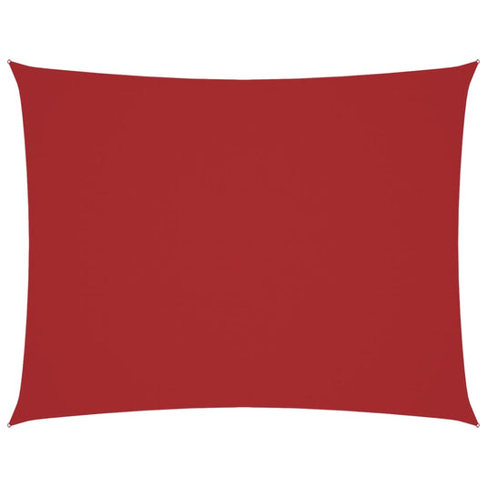 Vidaxl zonnescherm rechthoekig 2x3 m oxford stof rood