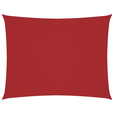 Vidaxl zonnescherm rechthoekig 2x3 m oxford stof rood