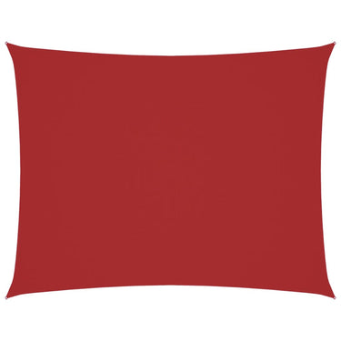 Vidaxl schaduwdoek rechthoekig 2x3,5 m oxford stof rood