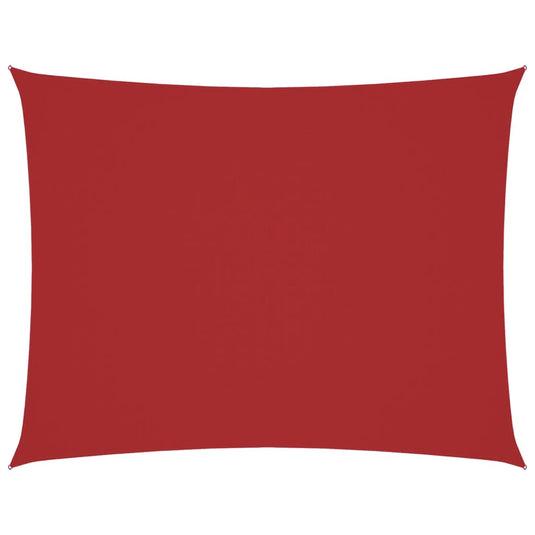 Vidaxl schaduwdoek rechthoekig 2x3,5 m oxford stof rood
