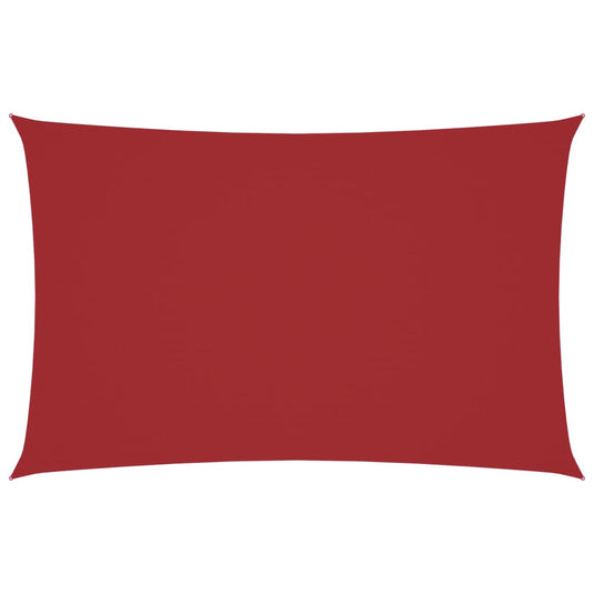 Vidaxl zonnescherm rechthoekig 2x4,5 m oxford stof rood