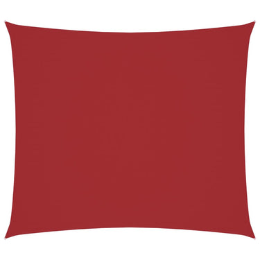 Vidaxl zonnescherm rechthoekig 2,5x3 m oxford stof rood