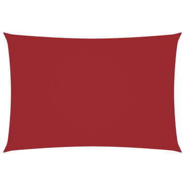 Vidaxl zonnescherm rechthoekig 2,5x4,5 m oxford stof rood