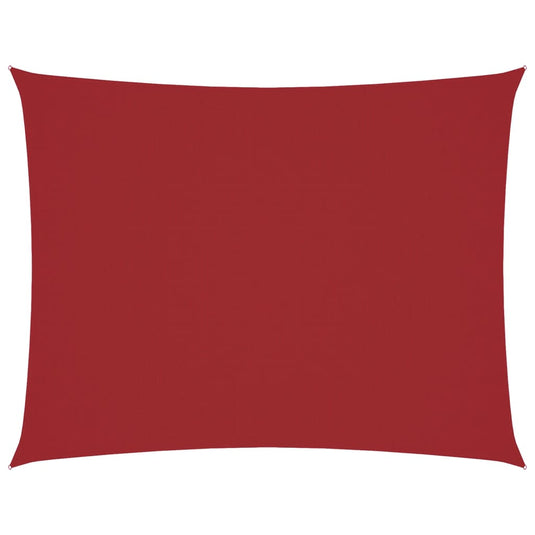 Vidaxl zonnescherm rechthoekig 6x7 m oxford stof rood
