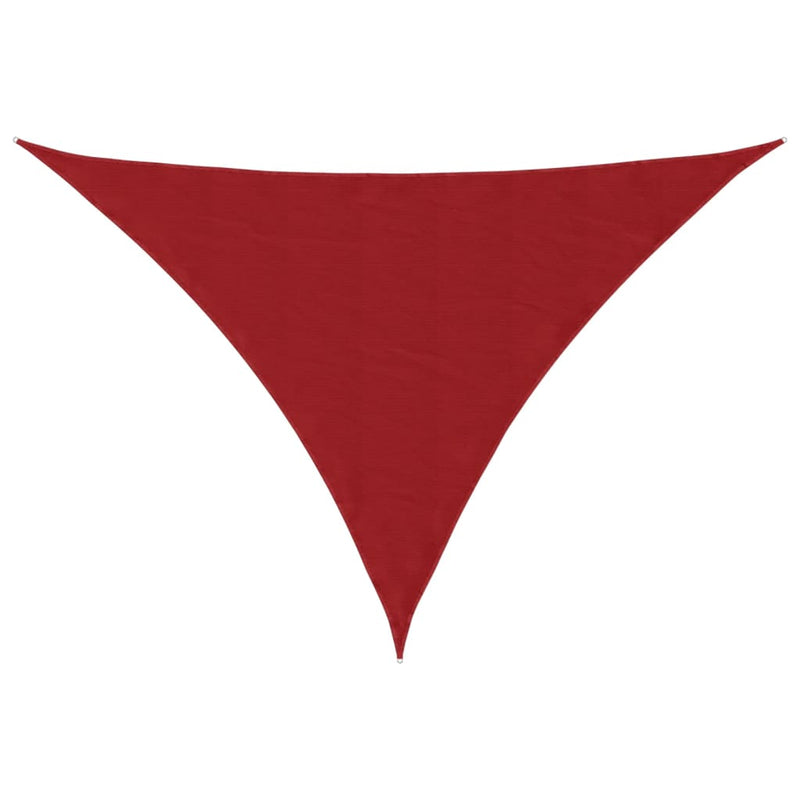 Afbeelding laden in galerijviewer, Vidaxl zonnescherm driehoekig 3x4x5 m oxford stof rood

