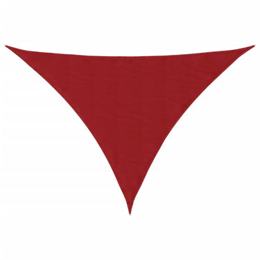 Vidaxl zonnescherm driehoekig 5x6x6 m oxford stof rood